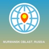 Murmansk Oblast, Russia Map - Offline Map, POI, GPS, Directions map of west russia 
