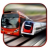Euro Train vs Metro Bus - Bus Drive 3D metro rail bus schedule 