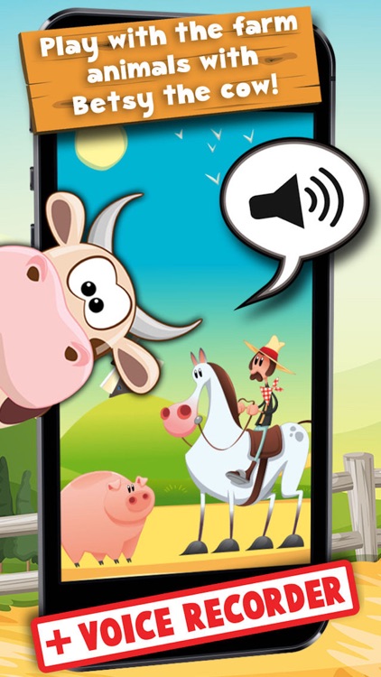 Free Farm Animals Sound with pig and chicken noise by Banana Apps Sport