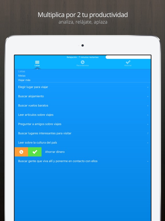 Captura de pantalla del iPad 1