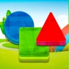 Shape sorting cube app kid mountain shape