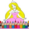 Princess Coloring Pages - Discover the best coloring book with great princess pictures