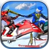 Snow Mobile Illegal Knock Down Racing