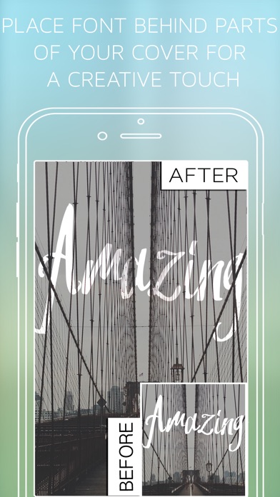 Screenshots of Under Ink - Typography Cover Maker for Wattpad & Movellas for iPhone