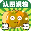 宝宝早教必备-认蔬菜—快乐家族幼儿启蒙教育识图卡
