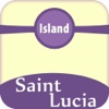 Saint Lucia Island Offline Map Guide saint lucia map 