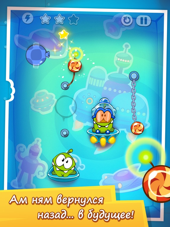 Скачать игру Cut the Rope: Time Travel HD