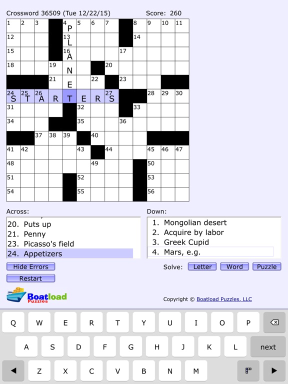 Crosswords Puzzles App for Android - Android Apps on ...