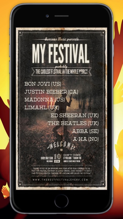My Festival - Create Fake Music Festival Posters App ...