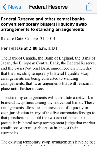 Central Banks screenshot