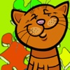 Kinder Puzzle: Lustige Katze