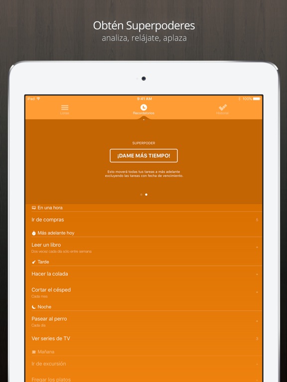 Captura de pantalla del iPad 2