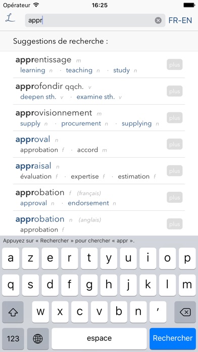 Capture d’écran iPhone 1