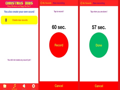 Screenshots of Christmas Dubs - Dub video maker with your favorite sound for Xmas and Happy New Year for iPad