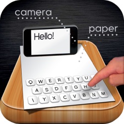 Paper Keyboard - Fast typing and playing with an alternative printed projector keypad App Icon