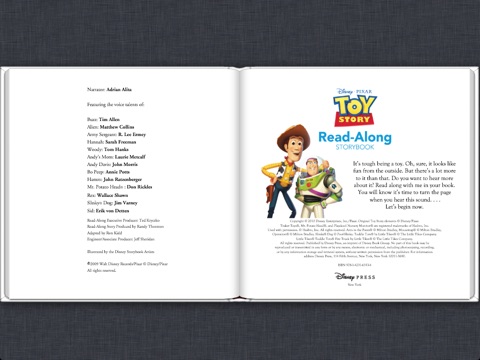 disney toy story read along