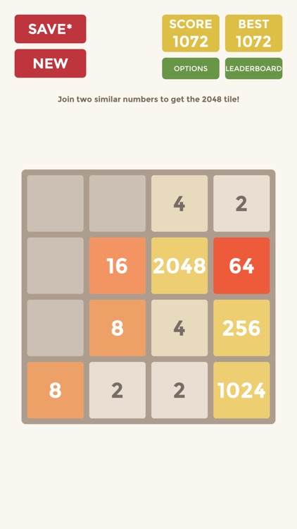Download 2048 4x4 6x6 8x8 10x10 app for iPhone and iPad