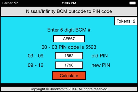nissan bcm pin code converter