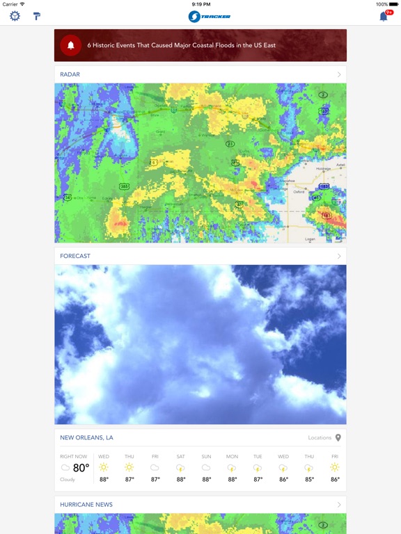 Télécharger Hurricane Tracker Forecast Typhoon Cyclone Monitor pour