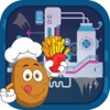 Potato Chips Factory Simulator - Make tasty spud fries in the factory kitchen factory automation equipment 