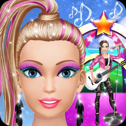 Pop Star Makeover: Girls Makeup and Dress Up Games