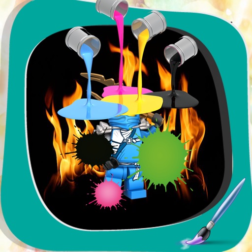 Kids Coloring for le go ninja Version iOS App