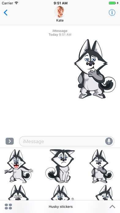 download Husky - Stickers for iMessage apps 2
