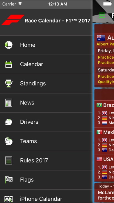 Race Calendar 2017 Screenshots