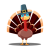 Rezoan Shuvro - TurkeyMoji - Thanksgiving stickers for iMessage artwork