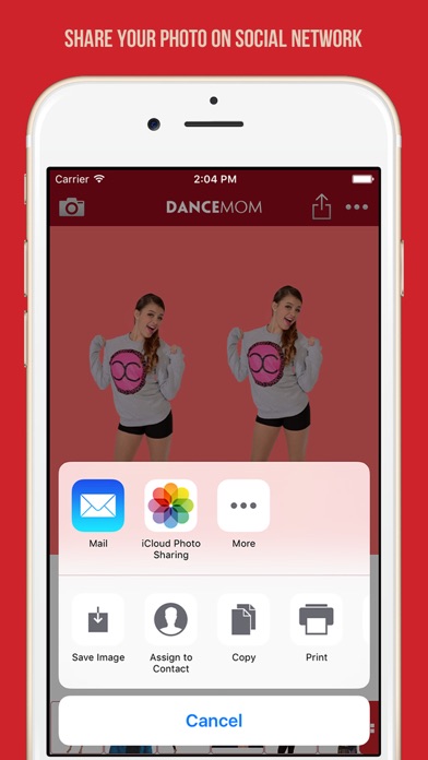 Screenshots of Add your photo with your favorite cast member - Dance Moms edition for iPhone