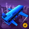Flying Bus City Stunts Simulator - Collect stars by performing stunts in 3D modern city cheerleading stunts 