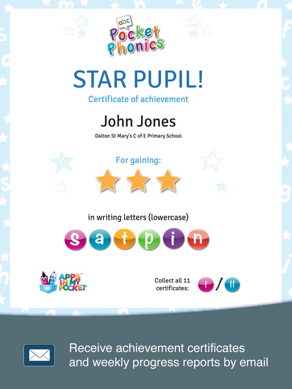abc PocketPhonics: letter sounds & writing + first words on the App Store