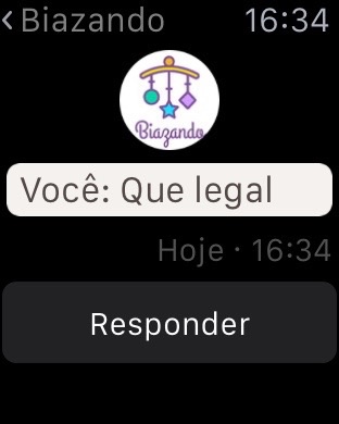 Captura de tela do iPhone 3