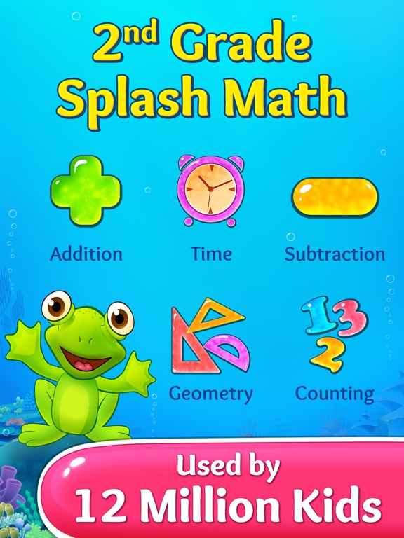 Splash Math - 2nd Grade HD Full | | BestAppsForKids.com