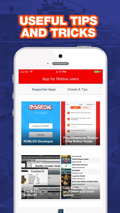 App For Roblox Users By Tu Dong Nguyen