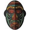 Amazing African Masks Sticker western african masks 