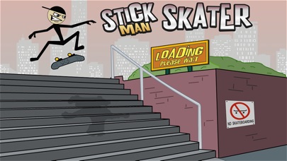 Stickman Skater Free screenshot1