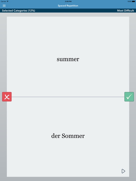 Screenshots of Learn German FREE - AccelaStudy® for iPad