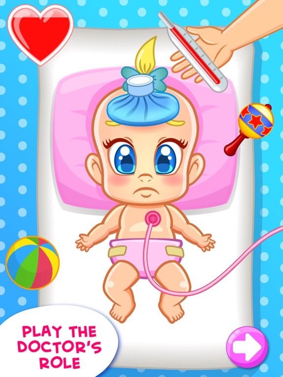 Little Baby Doctor - Доктор для малышей (Ads Free) для iPad