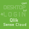 DESKTOP PRO-SERIES CORPORATION - DESKTOP VIEW + LOGIN for Qlik Sense Cloud アートワーク