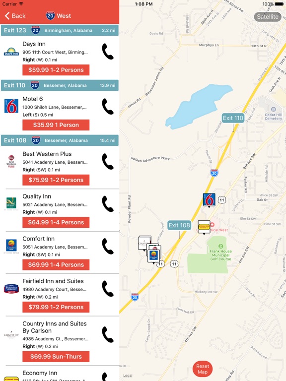 Travel coupons app