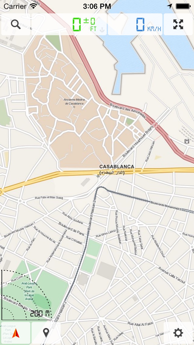 モロッコ - オフライン地図&GPSナビゲータ screenshot1