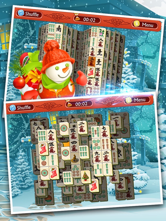 Игра Рождественский Праздник Маджонг - Бесплатные Игры