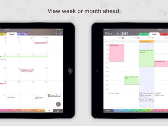 Planner Pro Daily Calendar Personal Organizer App voor iPhone