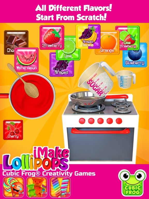 Конструктор леденцов для детей-iMake Lollipops для iPad