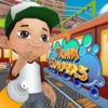 3D Surf Train Rush Running on Rail rail rush